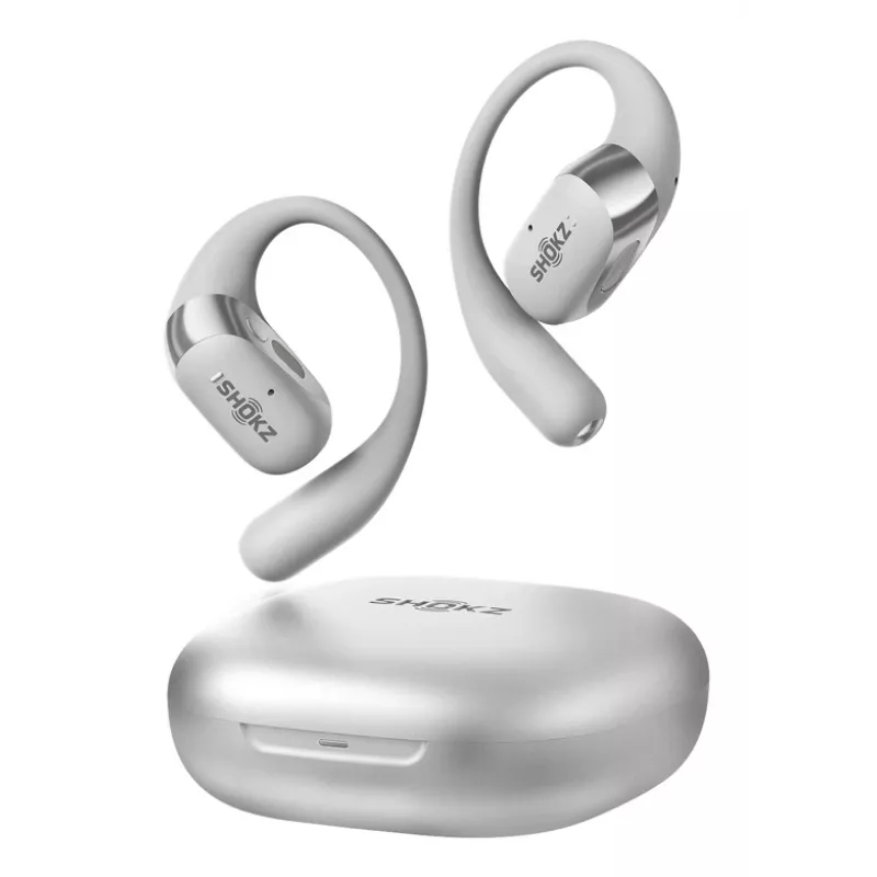 SHOKZ OpenFit 2+ Kopfhörer Kabellos Ohrbügel, Im-Ohr Anrufe/Musik Bluetooth Grau