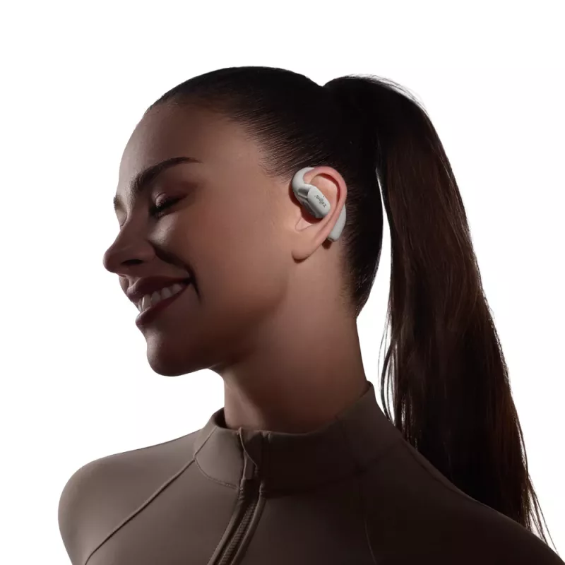 SHOKZ OpenFit 2+ Kopfhörer Kabellos Ohrbügel, Im-Ohr Anrufe/Musik Bluetooth Grau