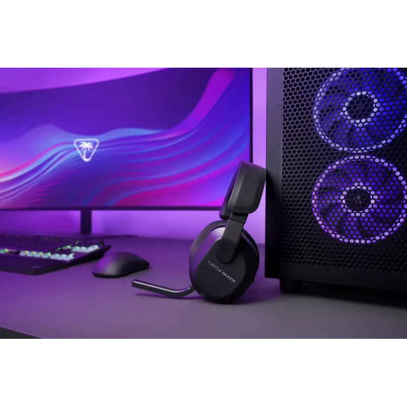 Turtle Beach Stealth 600 Schwarz PC Wireless Gaming Headset mit bis zu 80 Stunden Akkulaufzeit, 50-mm-Lautsprechern und Bluetooth für PC, PS5, PS4 und Mobilgeräte