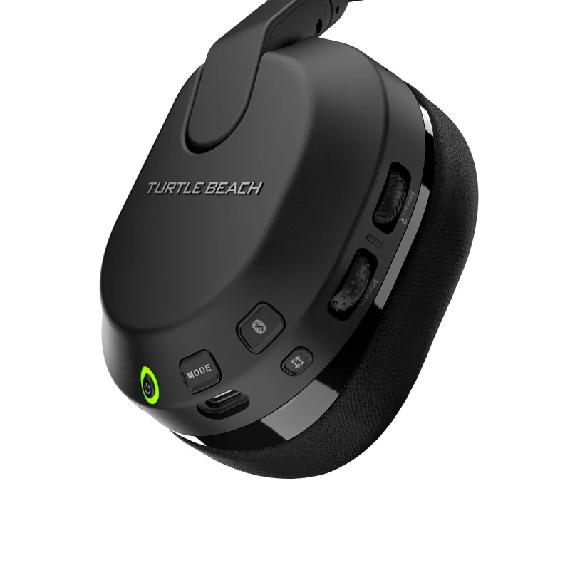 Turtle Beach Stealth 600 Schwarz PlayStation Wireless Gaming-Headset mit bis zu 80 Stunden Akkulaufzeit, 50-mm-Lautsprechern und Bluetooth für PS5, PS4, PC und Mobilgeräte