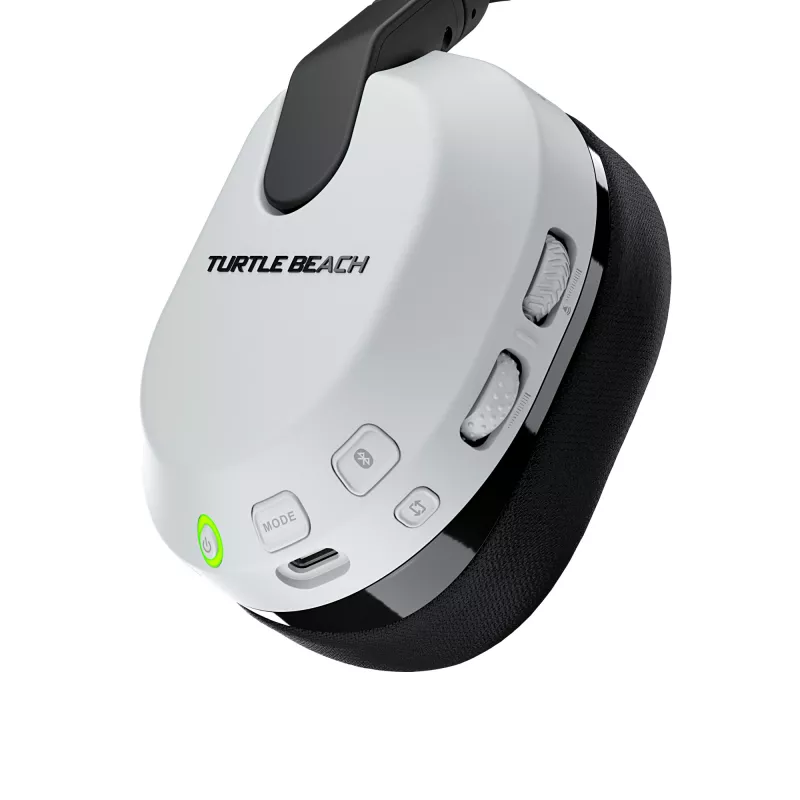 Turtle Beach Stealth 600 Weiß PlayStation Wireless Gaming Headset mit bis zu 80 Stunden Akkulaufzeit, 50-mm-Lautsprechern und Bluetooth für PS5, PS4, PC und Mobilgeräte