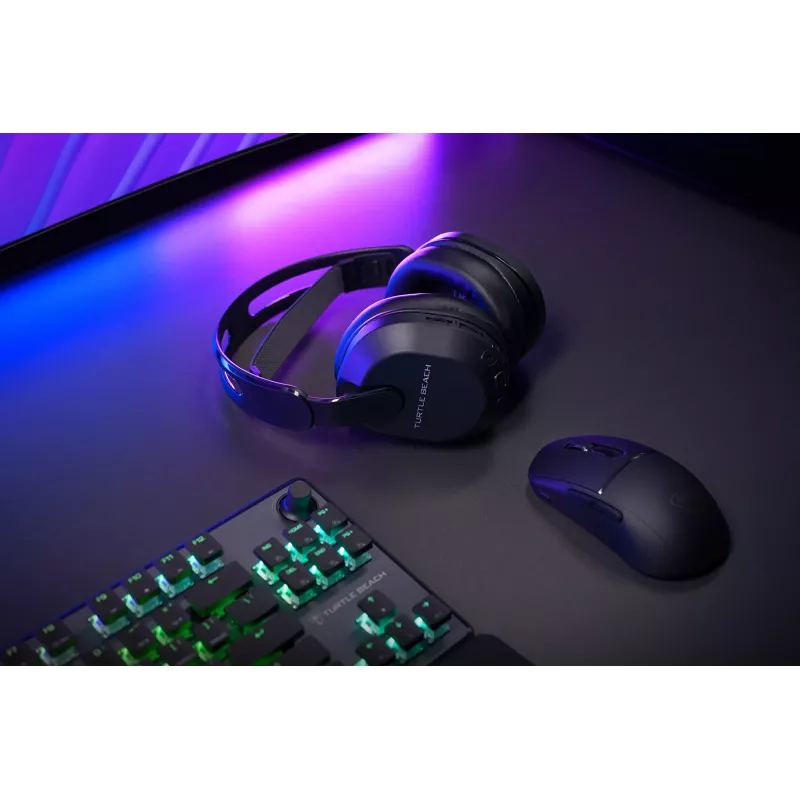Turtle Beach Stealth 500 Schwarz PlayStation Kabelloses Gaming-Headset mit bis zu 40 Std. Akkulaufzeit und Bluetooth für PS5, PS4, PC und Mobilgeräte