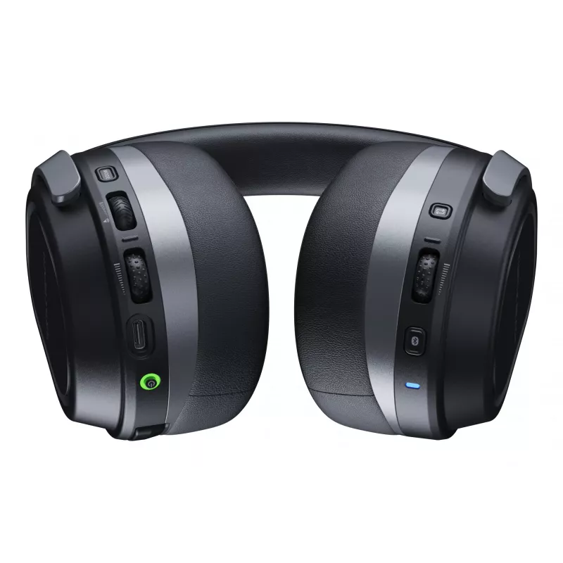 Turtle Beach Stealth 700 Schwarz PlayStation Wireless Gaming Headset mit bis zu 80 Stunden Akkulaufzeit, Bluetooth, Dual-Transmittern und 60-mm-Treibern für PS5, PS4, PC und Mobilgeräte