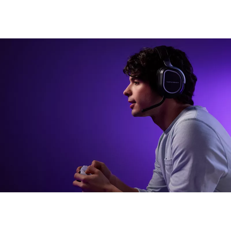 Turtle Beach Stealth 700 Schwarz PlayStation Wireless Gaming Headset mit bis zu 80 Stunden Akkulaufzeit, Bluetooth, Dual-Transmittern und 60-mm-Treibern für PS5, PS4, PC und Mobilgeräte