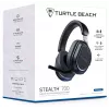 Turtle Beach Stealth 700 Schwarz PlayStation Wireless Gaming Headset mit bis zu 80 Stunden Akkulaufzeit, Bluetooth, Dual-Transmittern und 60-mm-Treibern für PS5, PS4, PC und Mobilgeräte