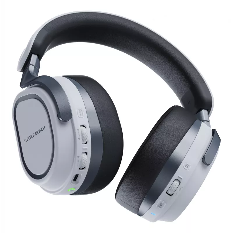 Turtle Beach Stealth 700 Weiß PlayStation Wireless Gaming-Headset mit bis zu 80 Stunden Akku, Bluetooth, zwei Sendern und 60-mm-Lautsprechern für PS5, PS4, PC und Mobilgeräte
