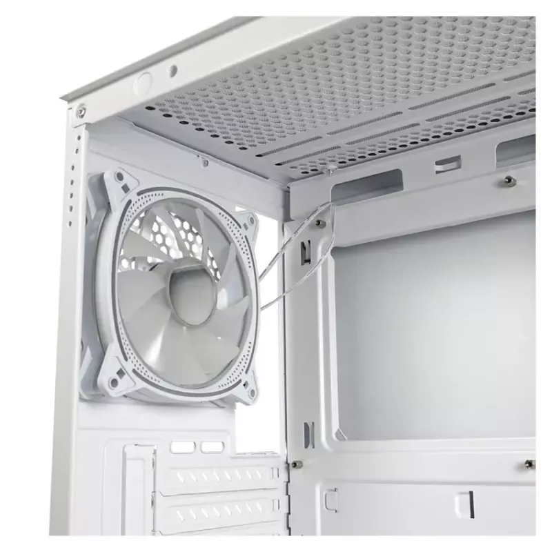 PC-Gehäuse LC-Power LC-715W-ON Midi Tower Weiß