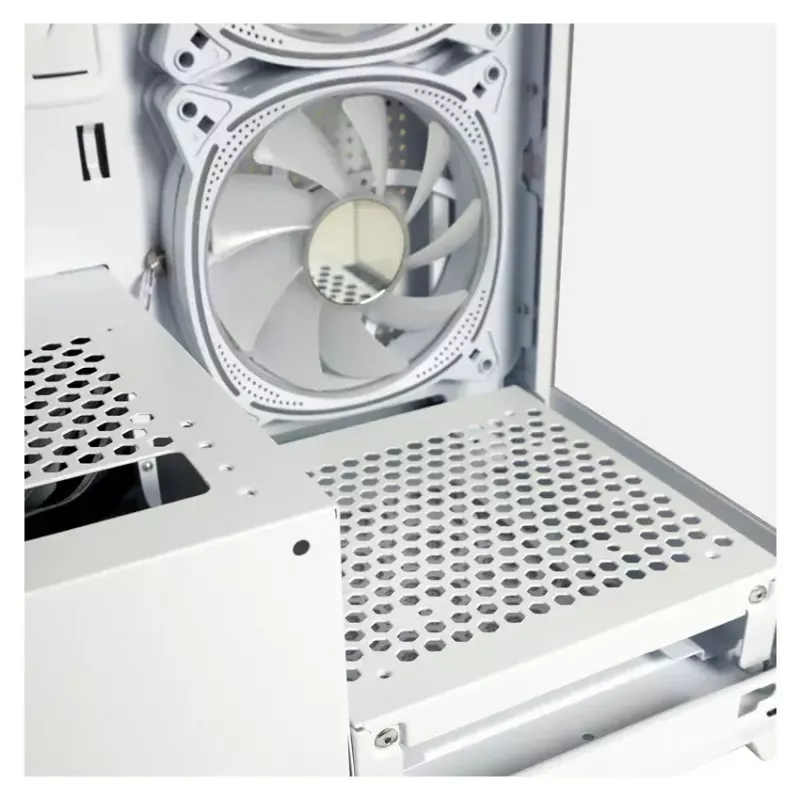 PC-Gehäuse LC-Power LC-715W-ON Midi Tower Weiß
