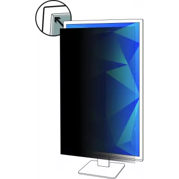 3M Privacy-Filter für 25-Zoll-Monitor im Hochformat, 16:9, PF250W9P, 63,5 cm (25 Zoll), 16:9, Monitor, Rahmenloser Display-Privacy-Filter, Glänzend/Matt, Entspiegelt