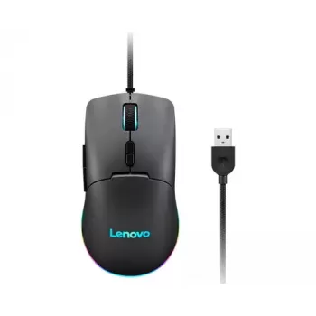 Gaming-Maus Lenovo GY51M74265 USB Typ-A, rechtshändig, 8000 DPI, 7 Tasten, 1000 Hz, 1,8 m Kabel, schwarz