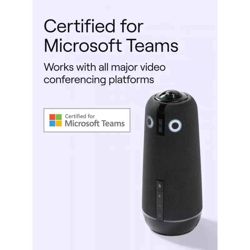 Gruppen-Videokonferenzsystem Owl Labs Meeting Owl 4+ 360-Grad 4K Ultra HD