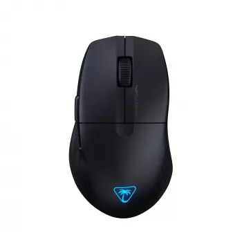 Turtle Beach Pure Air Schwarz – Ultraleichte kabellose ergonomische RGB-Gaming-Maus, 26K DPI optischer Sensor, 125h Batterie, RGB-Beleuchtung