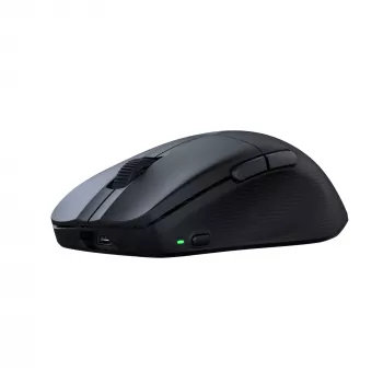 Turtle Beach Pure Air Schwarz – Ultraleichte kabellose ergonomische RGB-Gaming-Maus, 26K DPI optischer Sensor, 125h Batterie, RGB-Beleuchtung