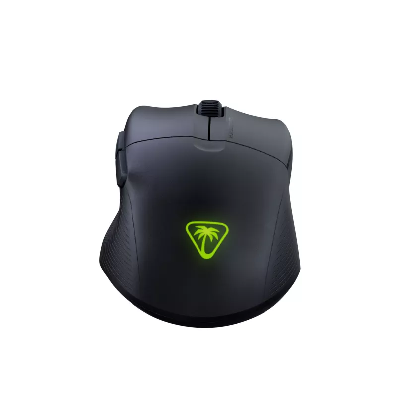 Turtle Beach Pure Air Schwarz – Ultraleichte kabellose ergonomische RGB-Gaming-Maus, 26K DPI optischer Sensor, 125h Batterie, RGB-Beleuchtung