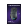 Turtle Beach Pure Air Schwarz – Ultraleichte kabellose ergonomische RGB-Gaming-Maus, 26K DPI optischer Sensor, 125h Batterie, RGB-Beleuchtung