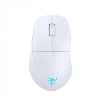 Turtle Beach Pure Air Weiß - Ultralight kabellose ergonomische RGB-Gaming-Maus, 26K DPI optischer Sensor, 125h Akku, RGB-Beleuchtung