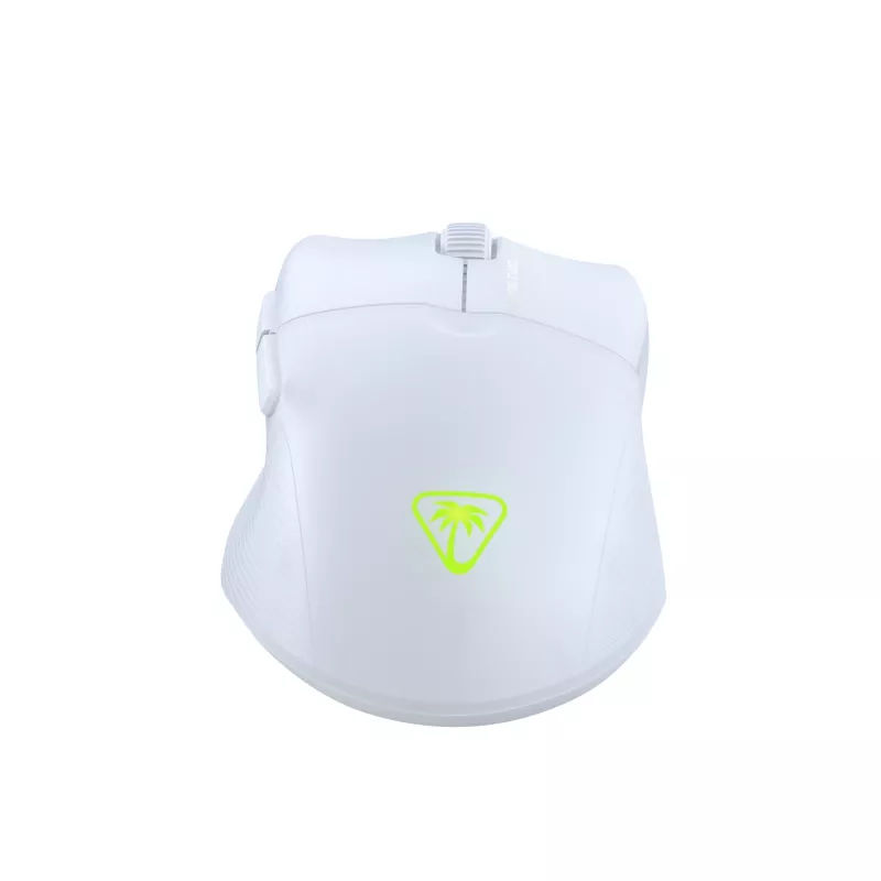 Turtle Beach Pure Air Weiß - Ultralight kabellose ergonomische RGB-Gaming-Maus, 26K DPI optischer Sensor, 125h Akku, RGB-Beleuchtung