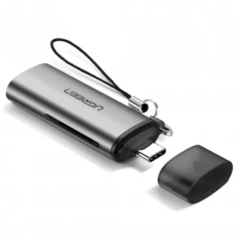 Ugreen 50704 Kartenleser USB 3.2 Gen 1 (3.1 Gen 1) Type-C Grau