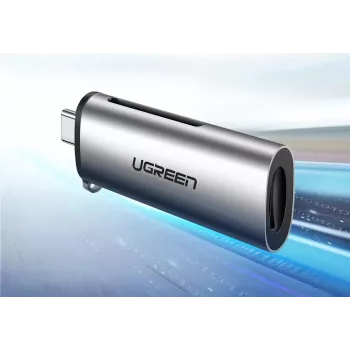 Ugreen 50704 Kartenleser USB 3.2 Gen 1 (3.1 Gen 1) Type-C Grau