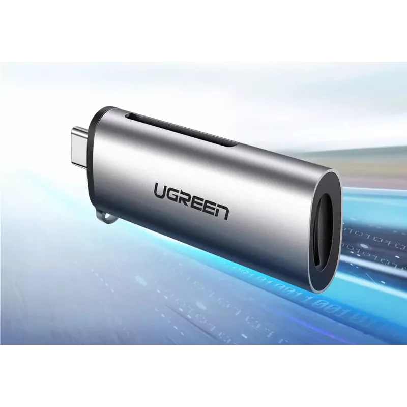 Ugreen 50704 Kartenleser USB 3.2 Gen 1 (3.1 Gen 1) Type-C Grau