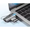 Ugreen 50704 Kartenleser USB 3.2 Gen 1 (3.1 Gen 1) Type-C Grau