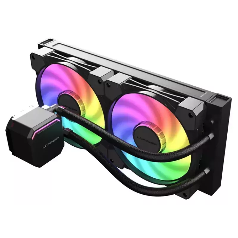 All-in-One-Flüssigkeitskühler LC-Power LC-CC-240-B-ARGB 12 cm Schwarz