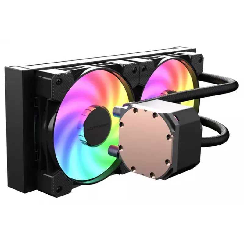All-in-One-Flüssigkeitskühler LC-Power LC-CC-240-B-ARGB 12 cm Schwarz