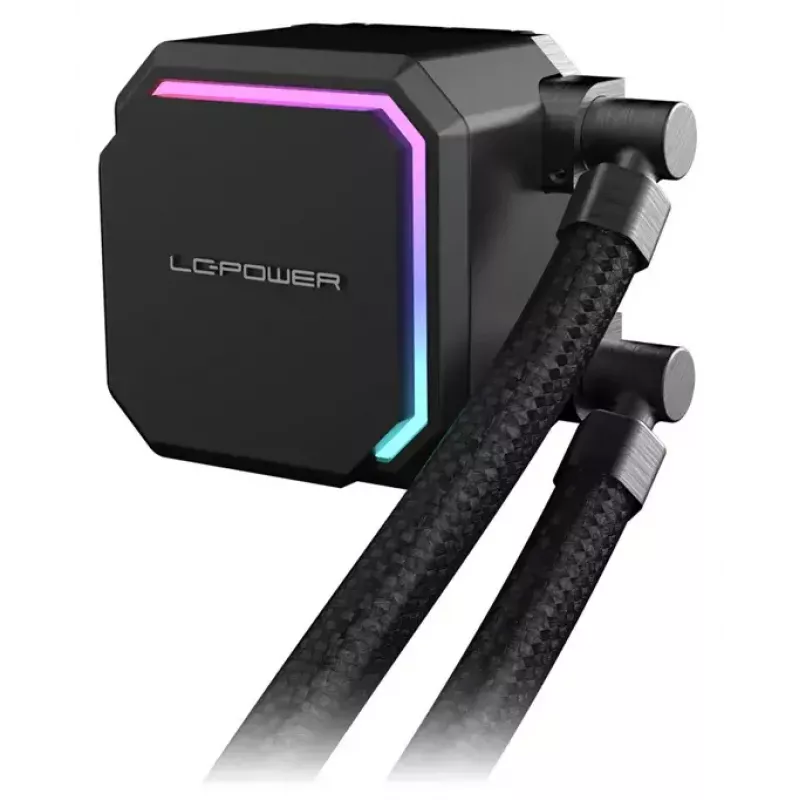 All-in-One-Flüssigkeitskühler LC-Power LC-CC-240-B-ARGB 12 cm Schwarz