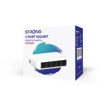 Strong SW5000P Netzwerk-Switch Gigabit Ethernet 10/100/1000 5 Ports