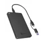 ICY BOX IB-201T-CU31 SSD-Gehäuse Schwarz 2,5 Zoll