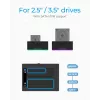 ICY BOX IB-127CL-U3 USB 3.2 Gen 1 (3.1 Gen 1) Typ-B Schwarz