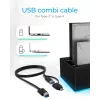 ICY BOX IB-127CL-U3 USB 3.2 Gen 1 (3.1 Gen 1) Typ-B Schwarz