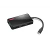 Laptop-Dock Lenovo GX91M73945 Kabelgebunden USB 3.2 Gen 1 Type-C Schwarz 4K Ultra HD