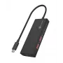 ICY BOX IB-HUB1436-CPD Kabelgebundener USB 3.2 Gen 2 (3.1 Gen 2) Typ-A Schwarz