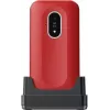 Mobiltelefon Doro Leva L20 4G, 2,8-Zoll-Bildschirm, rot-weiß