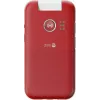 Mobiltelefon Doro Leva L20 4G, 2,8-Zoll-Bildschirm, rot-weiß