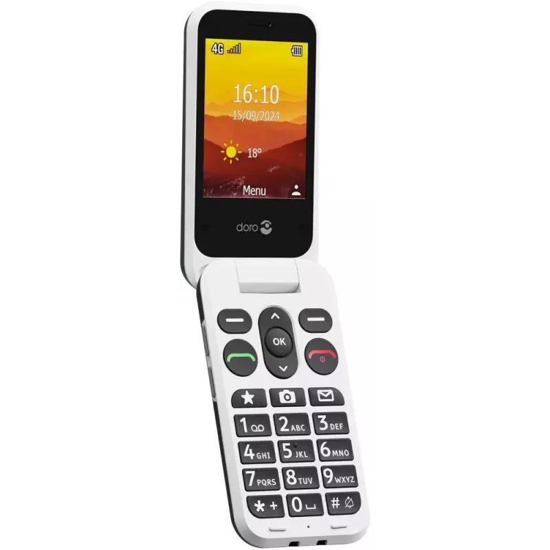 Mobiltelefon Doro Leva L30 5,0 Zoll graphit-weiß