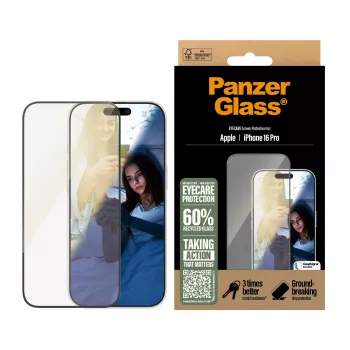 PanzerGlass EyeCare Displayschutz iPhone '24 6.3 Zoll Pro Ultra-Wide Fit