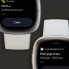 Smartwatch Fitbit Sense 2 Digital Touchscreen Schwarz