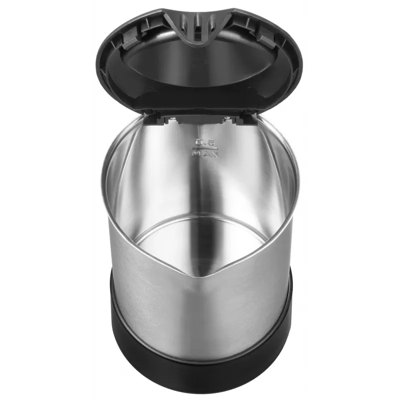 Unold 18575 Wasserkocher 0,5 L 1000 W Schwarz, Edelstahl