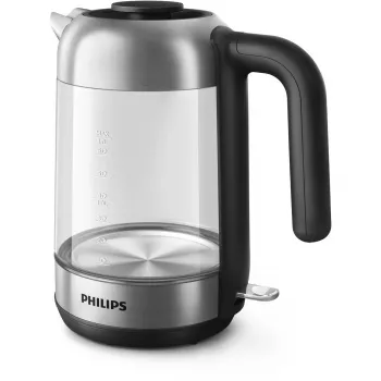 Philips 5000 series Series 5000 HD9339/80 Glaskocher, 1,7 L, 2200 W, Glas, Edelstahl, Wasserstandsanzeige, kabellos