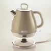 Ariete 2868 Vintage 1 L Design-Elektrokessel aus Edelstahl für Aufgüsse, Tee und Kräutergetränke, Auto-Abschaltsystem, ergonomischer Griff, 1 Liter, 1600 W, Hellbeige