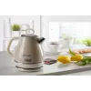 Ariete 2868 Vintage 1 L Design-Elektrokessel aus Edelstahl für Aufgüsse, Tee und Kräutergetränke, Auto-Abschaltsystem, ergonomischer Griff, 1 Liter, 1600 W, Hellbeige