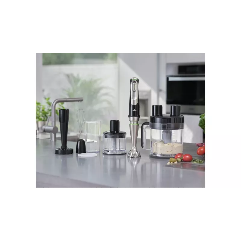 Braun MultiQuick 9 MQ 9187XLI 0,6 L Stabmixer 1200 W Schwarz, Edelstahl