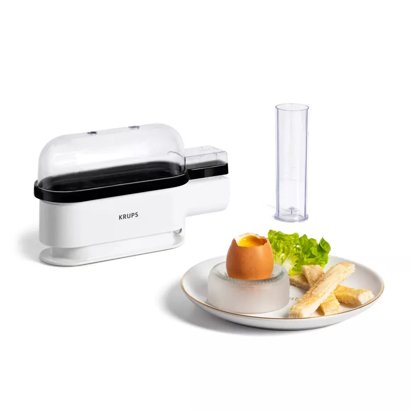 Eierkocher Krups EG2341 3 Eier Kapazität 300 W Schwarz Weiß