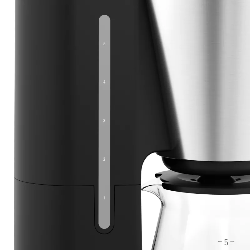 WMF KITCHENminis 0412270011 Halbautomatische Filterkaffeemaschine 0,625 L