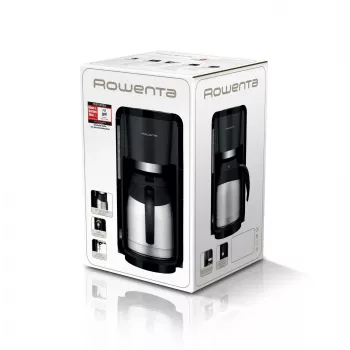 Kaffeemaschine Rowenta 1,25 L Milano Silber Schwarz CT3818