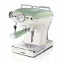 Ariete 1389 Vintage Espressomaschine - Espressomaschine für gemahlenen Kaffee oder ESE-Pads, in pastellgrüner Farbe