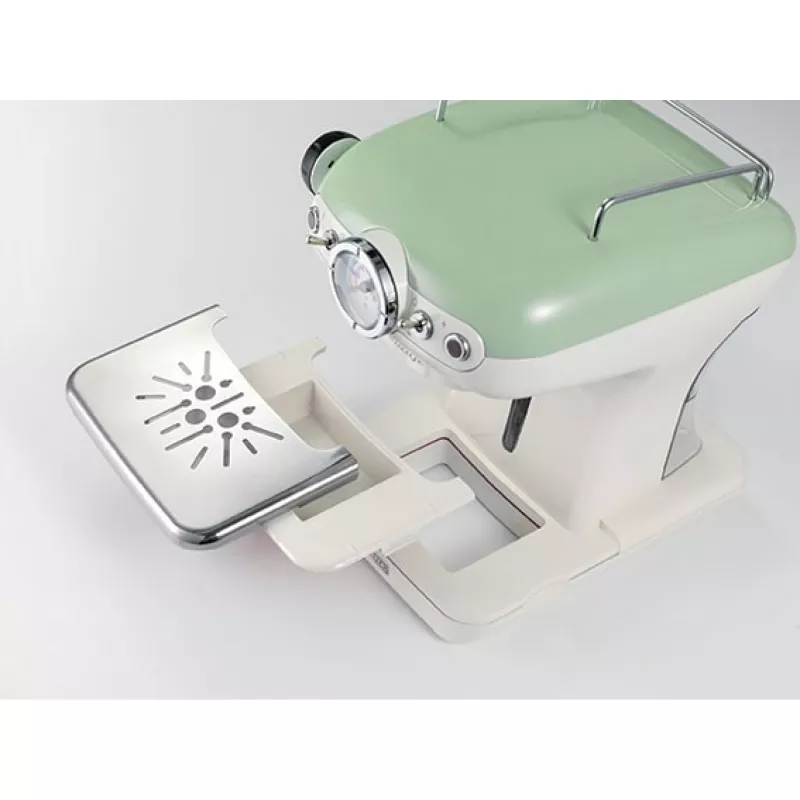 Ariete 1389 Vintage Espressomaschine - Espressomaschine für gemahlenen Kaffee oder ESE-Pads, in pastellgrüner Farbe