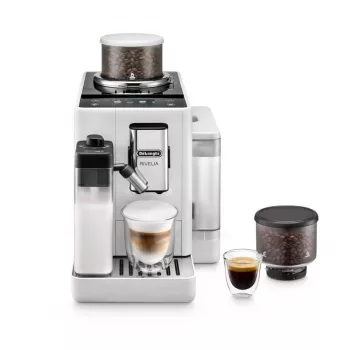 De’Longhi Rivelia EXAM440.55.W Kaffeemaschine Vollautomat Espressomaschine 1,4 l